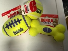 KONG AirDog Squeaker Toys Lot Of 2 - Dog Toy for Fetch Brand New