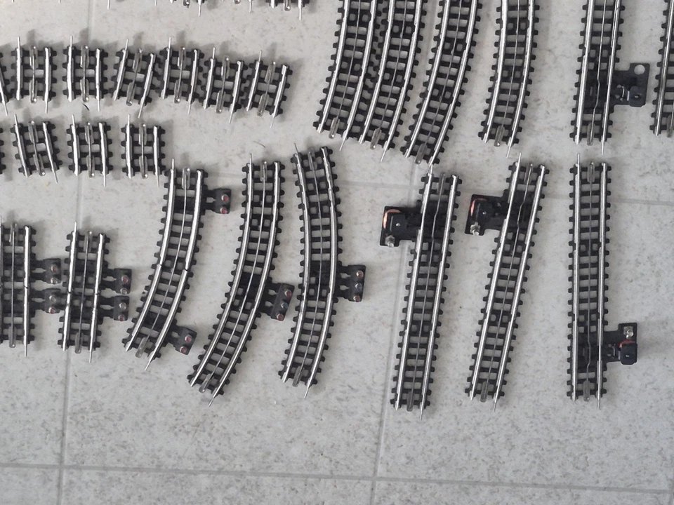 Trix Express H0 Electric Switches Track Straight Curved Vintage - Image 2 of 4