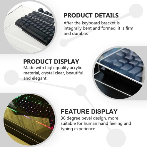 Dust Cover Office Keyboard Case Clear for Mechanical Acrylic Full Size - 第 7/12 張圖片