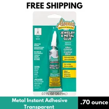 Aleene's 21709 Jewelry & Metal Instant Adhesive Transparent, .70 ounce