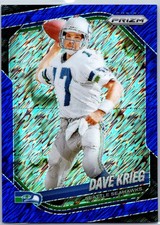 2025 Panini Prizm #88 Dave Krieg Blue Shimmer #/35
