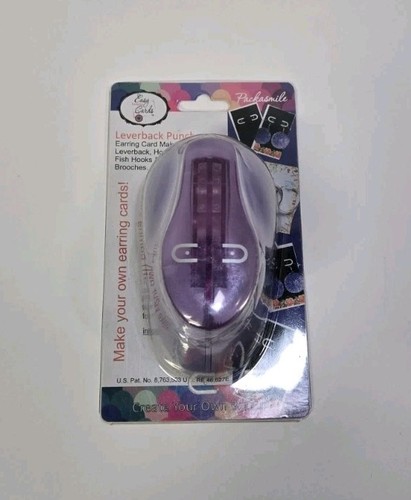 PackASmile Leverback Hole Punch Earring Card Maker Jewellery Crafts Easy - Picture 1 of 2
