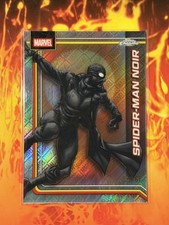 2026 Topps Chrome Marvel Spider-Man Noir #165 Marvel LogoFractor 44/61