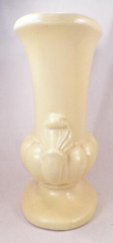 Haeger Pillow Vase Yellow Art Pottery Footed 10 in Vintage Retro As Is - Picture 6 of 10