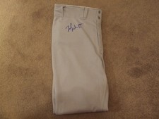 Zach McAllister Signed Autographed GAME WORN Pants - Trenton Thunder - W/COA
