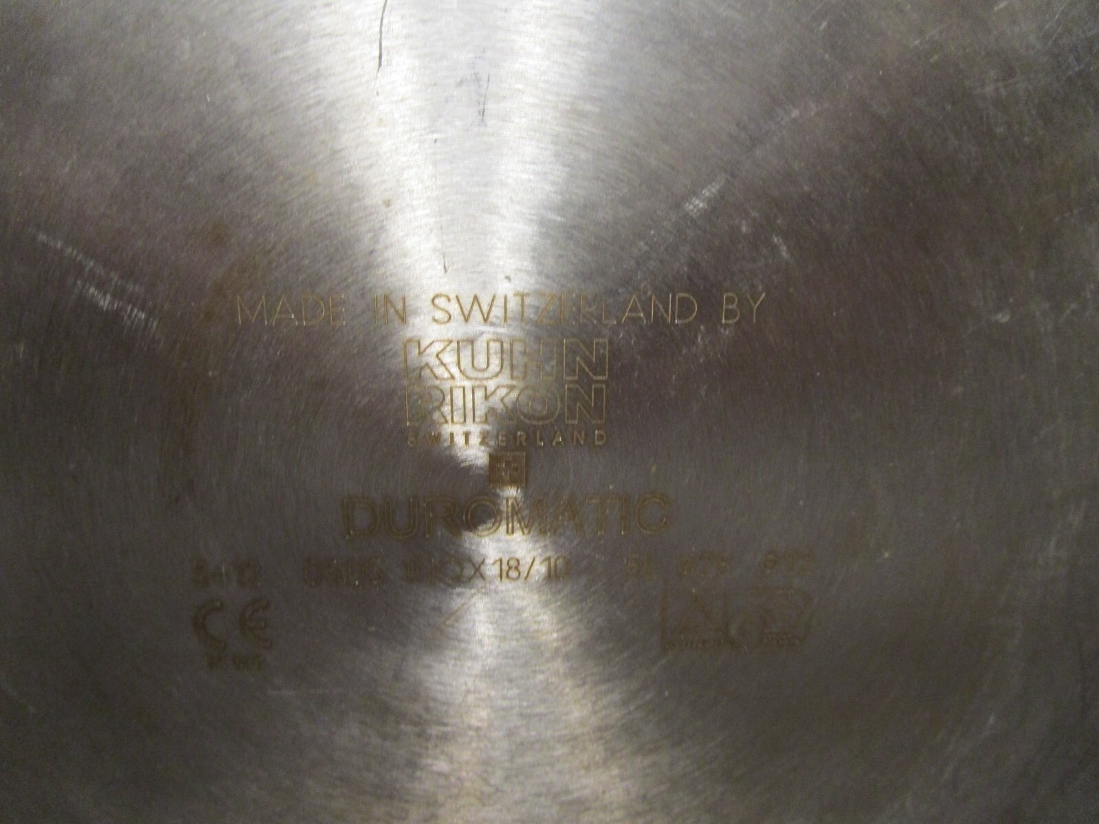 Kuhn Rikon Duromatic 5.0 L Stainless Stovetop Pressure Cooker #3412 Switzarland 