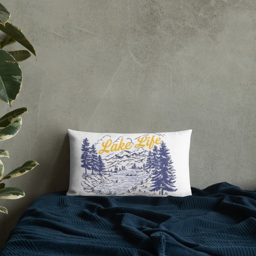 Almohada Lake Life retro premium - Imagen 11 de 13