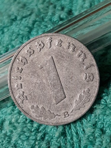WW2 1 Reichspfennig~ Germany, Heavily Circulated With Flaws , 3rd Reich - Picture 6 of 10