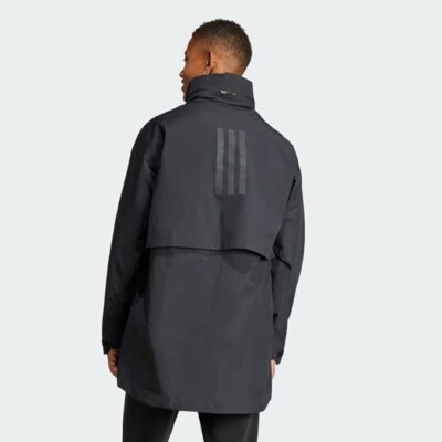 Size XL adidas Men's MYSHELTER RAIN.RDY JACKET PARKA Black IP5572