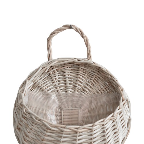 Wicker Flower Pot Hanging Woven Rattan Vase Dried Flower Plant Basket Storage - Picture 15 of 16