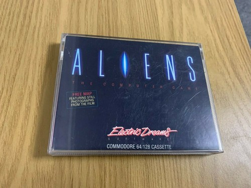 Electric Dreams Aliens Commodore 64 Cassette - Working -👽👾Retro Gift Idea👾👽 - Afbeelding 10 van 12