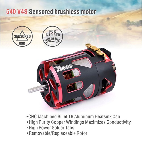 Rocket 540 Sensored Brushless Motor für 1/10 1/12 1/14 RC Drift Rennwagen - Picture 9 of 25