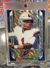 2021 Leaf Metal Draft JUSTIN FIELDS AUTO Blue Marbles /40 Bears