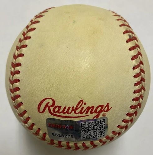 TriStar de béisbol de la Serie Mundial Rawlings 1990 firmado por Bill Doran certificado automático - Imagen 3 de 6