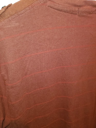 Marc Ecko Cut & Sew Pocket V Neck Shirt Gr. XL Rot Bergandy Kurzarm - Bild 9 von 12