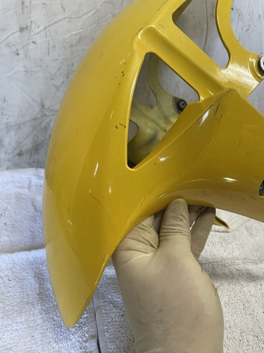 2009-2014 Yamaha R1 YZFR1 Front Fender Wheel Hugger Cowl Yellow 09 10 11 12 13 - Picture 3 of 14