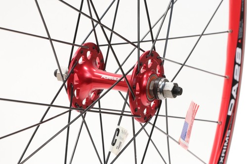 AlexRims DA28/ Formula 700c Front Wheel Red 32H Rim/Track 622x14 Sealed NEW - Picture 3 of 6