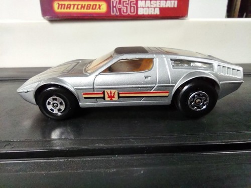 Matchbox Speed Kings K-56 Maserati Bora, Silver, Boxed. - Picture 4 of 18