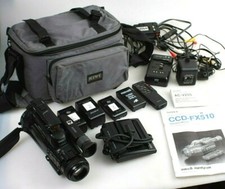 Sony Handycam Full Set Lot For Parts with Bag