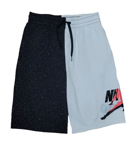 Nike Air Jordan Youth XL Boys Jumpman Classics Sweatshorts, Black/White - Picture 4 of 5