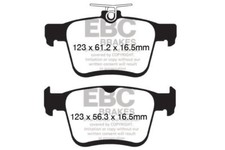 EBC Ultimax Rear Brake Pads for Skoda Karoq 1.6 TD (115 BHP) (2017 on)