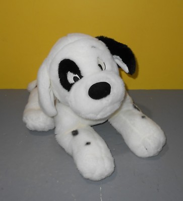 18'' Disney Store 101 Dalmatians Patch Bean Plush Black Spot Eye Puppy Dog Lovie