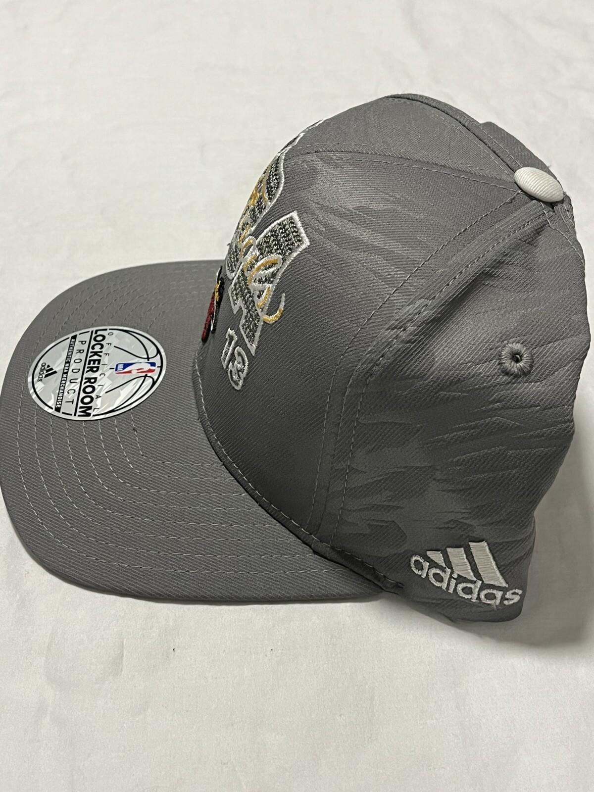 Miami Heat 2013 NBA Finals Champions Official Locker Room Cap Hat Gray image 9