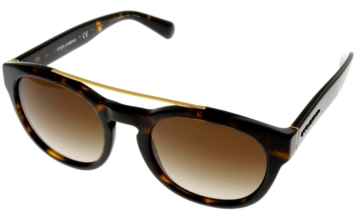 Dolce & Gabbana Sunglasses Women Round Brown DG4274 502 13