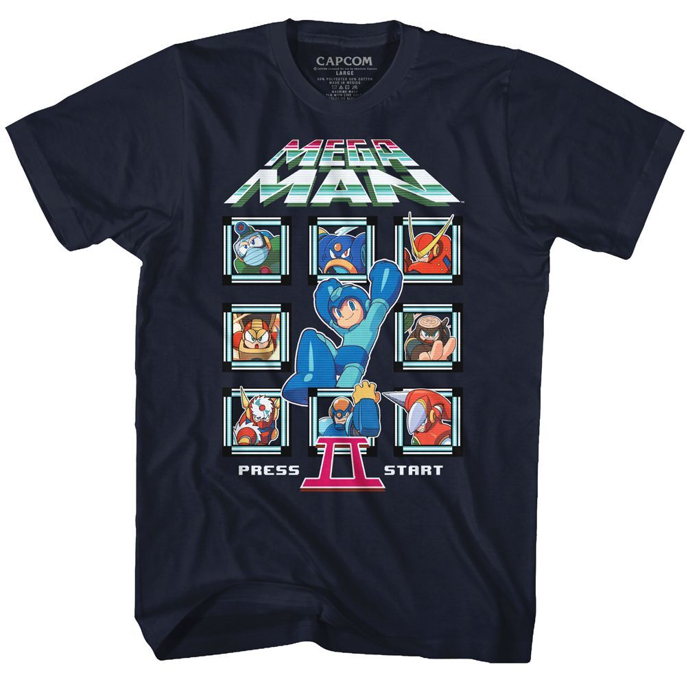 【ESC STUDIO】25SS★ mega label t-shirt Mega Man - MM2 Crew - Short Sleeve - Adult - T-Shirt | eBay