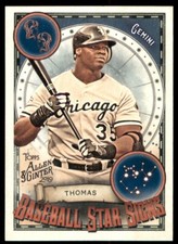 2019 Topps Allen & Ginter #BSS-7 Frank Thomas Baseball Star Signs