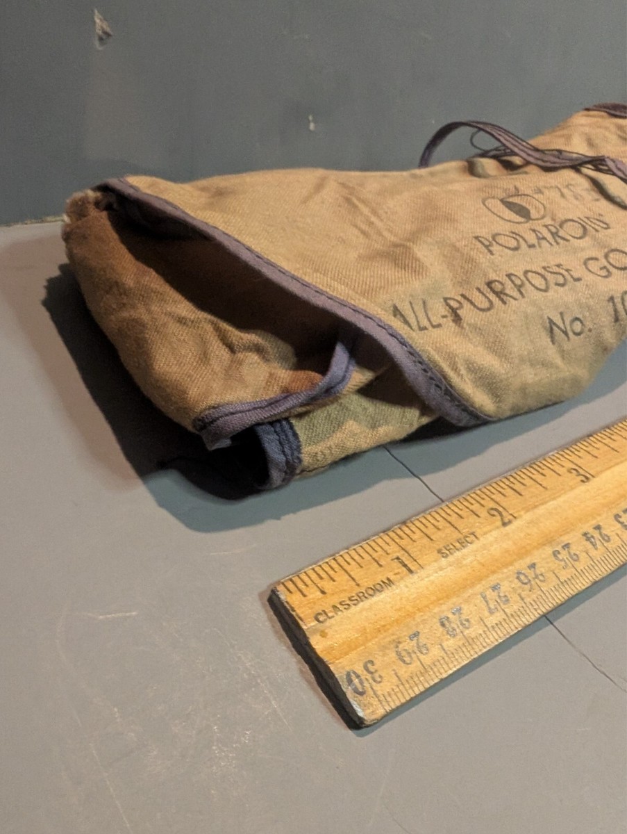 ORIGINAL WWII POLAROID NO. 1021 ALL PURPOSE GOGGLE KIT LENS ONLY