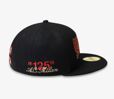 NEW ERA x Off White x AC Milan 2024 59 FIFTY CAP Black x Red NEW ERA x Off White x AC Milan 2024 59 FIFTY CAP Black x Red