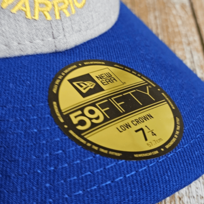 Golden State Warriors New Era Hat Cap Low Crown Grey Blue  display picture 1