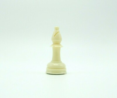 Tournament Chessmen Staunton Replacement Ivory Bishop Chess Piece No.810 Lowe