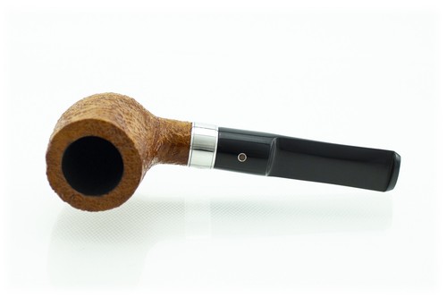 Pipa ASHTON OLDCHURCH XXX221 Billiard dritta sabbiata arancione Silver England - Picture 2 of 4