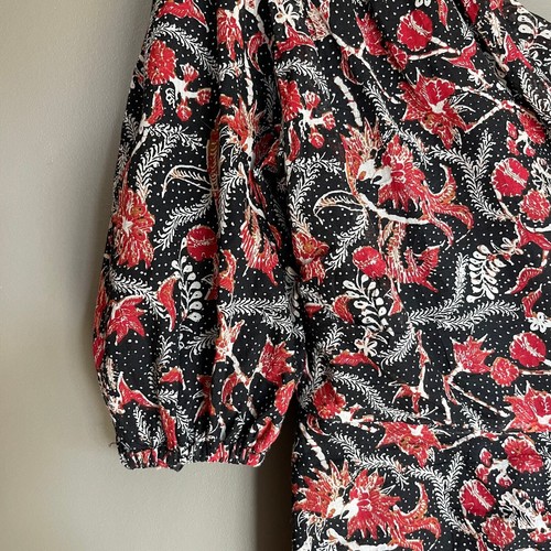 Isabel Marant Etoile Esther Kleid Gr. XS One Shoulder bedruckt Mini Rüschensaum - Bild 18 von 23