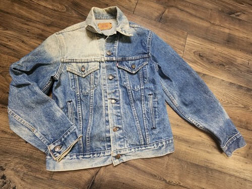 Blue Denim Jean Trucker Jacket Size 