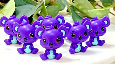 HATCHIMALS COLLEGGTIBLES FIGURE Purple Koala with Silver Wings Lot/6 Koalas