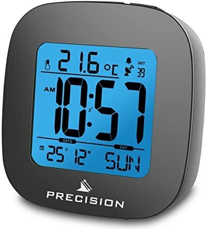 New Precision Alarm Clock Black One Size Style Name Alarm Clock Pr Fast Shippin - Picture 2 of 12
