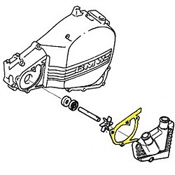 Water Pump Cover Gasket BMW F650 & G650; 11 51 7 652 950, GSK-WaterPump950 - Bild 3 von 3