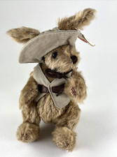 Vintage Plush Hogan The Kangaroo 2000 8" Australia Tags Ty Attic Treasures