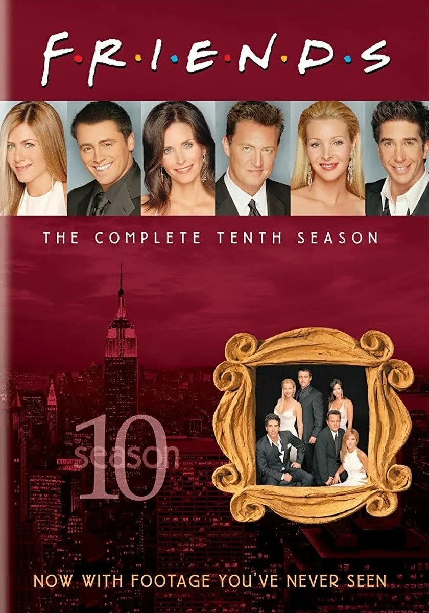 Friends - The Complete Tenth 10th Season DVD 4-Disc Set Like New Friends - The Complete Tenth 10th Season DVD 4-Disc Set Like New