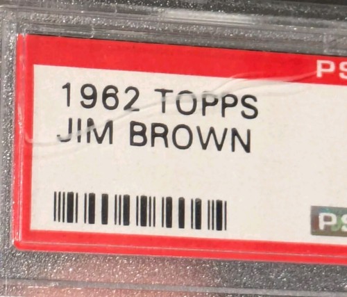 1962 Topps Jim Brown PSA 3 VG Well Centered Cleveland Browns #28 - 第 4/6 張圖片