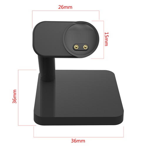 5V 1A Charger Cradle Charging Base Desktop Stand for Xiaomi Mi Band 5/6/7 NFC a - Photo 8 sur 12