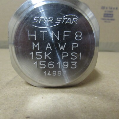 #ad SPIR STAR HTNF8 MAWP 15K PSI SS HIGH PRESSURE TEE FITTING N NIB MAKE OFFER $69.99