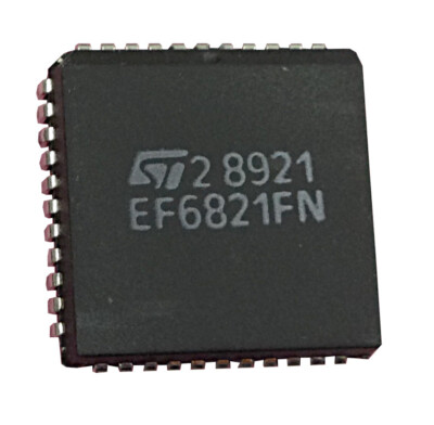 1pcs EF6821FN | 8-BIT PERIPHERAL INTERFACE ADAPTER | 1MHz | PLCC44 | MC6821