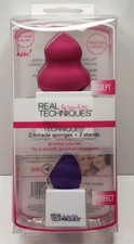 New REAL TECHNIQUES 2 Miracle Sponges + 2 Sta...