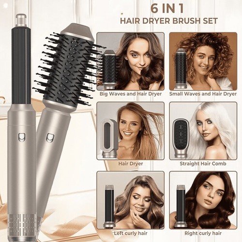 6 in 1 Haarbürste Haarstyler, Airstyler, Lockenstab, Haarstyler, Hair dryer DE - Bild 16 von 16