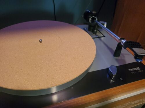 Thorens TD-160, 3/4" MDF Heavy Weight BOTTOM COVER Includes CORK MATT - Picture 2 of 11