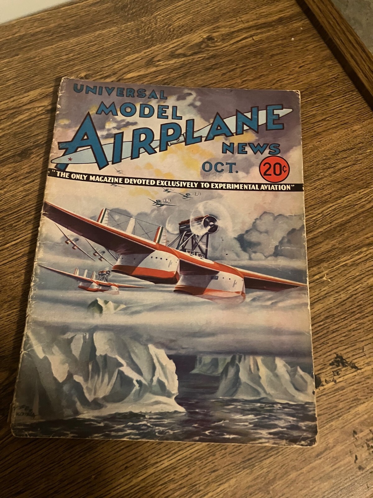 Vintage Back Issue of Model Airplane News Magazine - October 1930